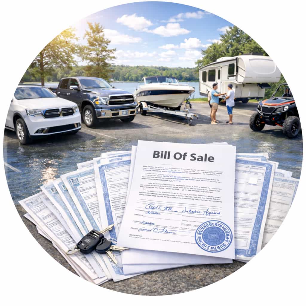Vehicle title notary in Lake Charles, LA