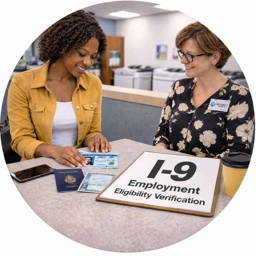 : I-9 employment verification appointment in Lake Charles, LA