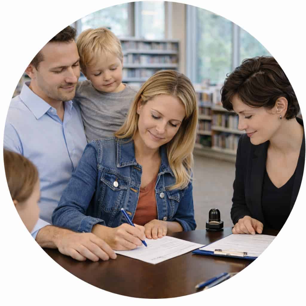 Family and paternity document notary service in Lake Charles, LA
